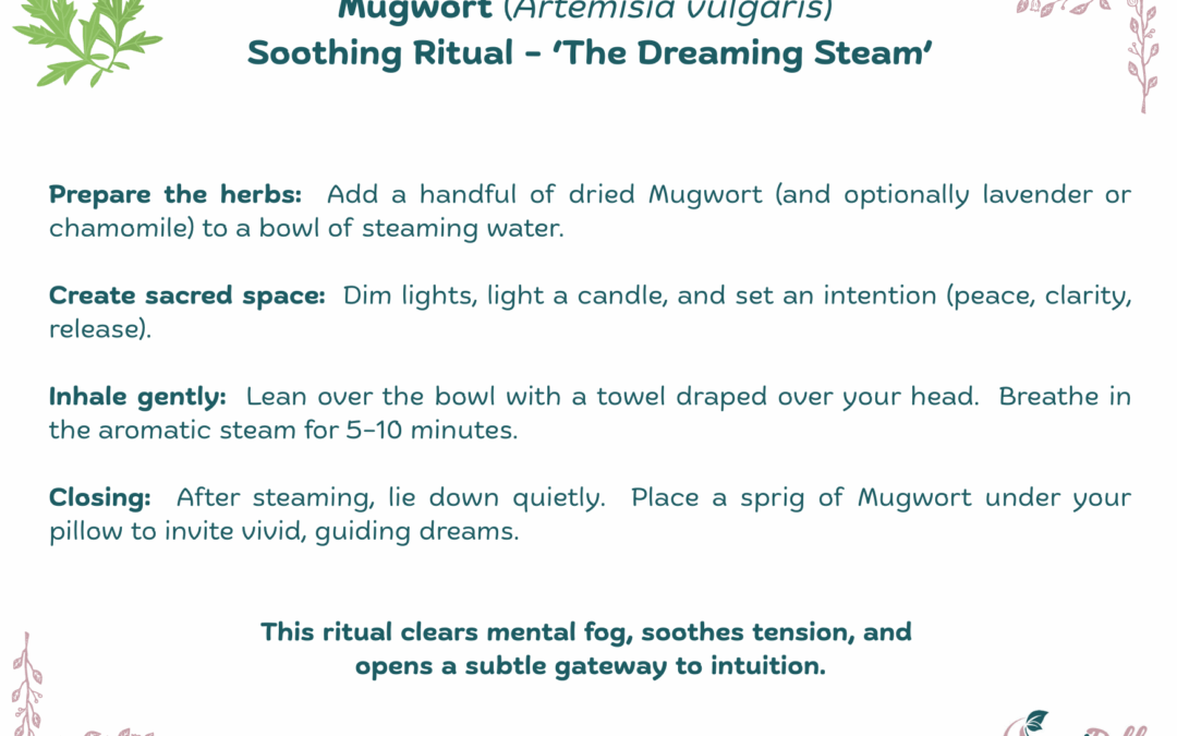 Mugwort Soothing Ritual