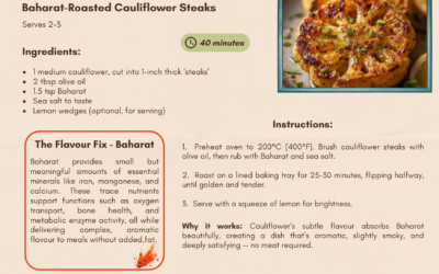 Baharat-Roasted Cauliflower Steaks