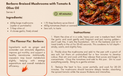 Berbere-Braised Mushrooms with Tomato & Olive Oil
