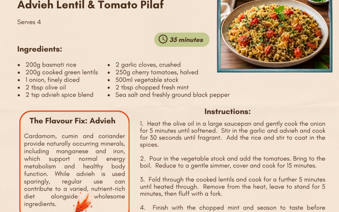 Advieh Lentil & Tomato Pilaf
