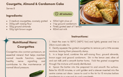Courgette, Almond & Cardamon Cake