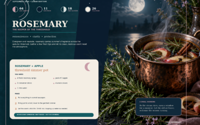 Rosemary & Apple Threshold Simmer Pot