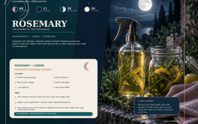 Rosemary & Lemon Threshold Cleaning Vinegar