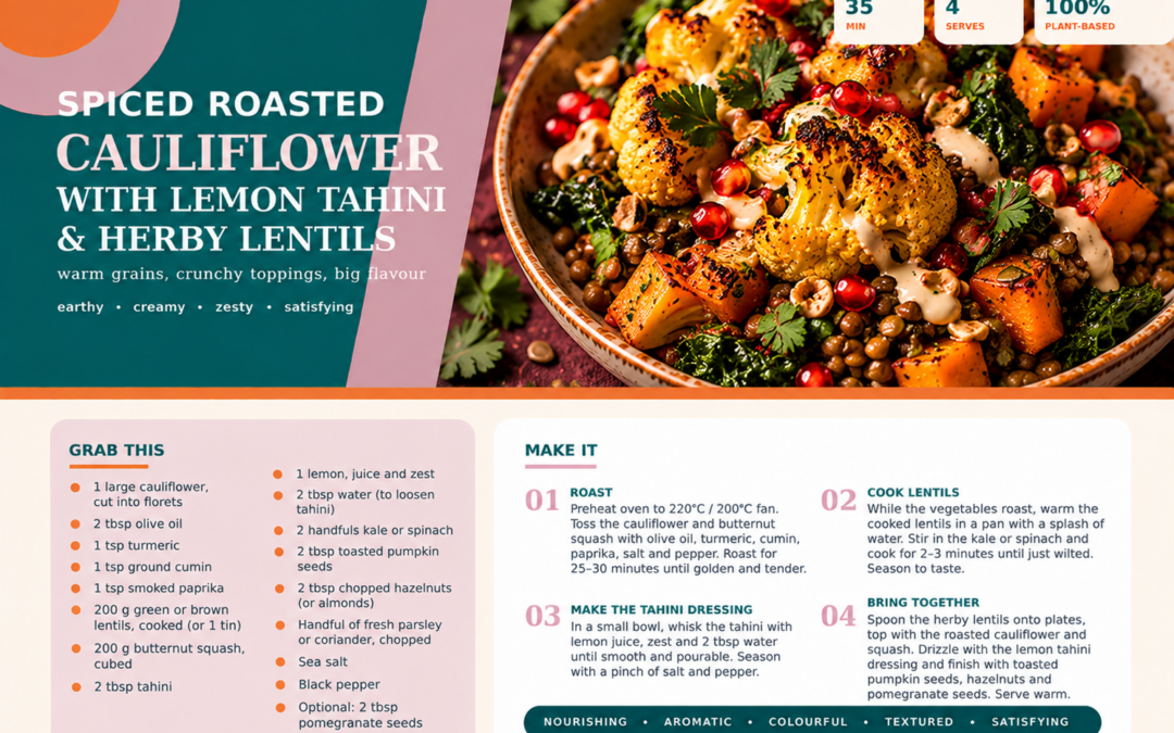 Spiced Roasted Cauliflower